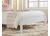 5ft King Size Rattan and White Wood Bed Frame 3